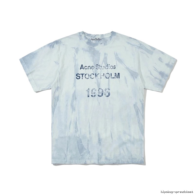 Acne Studios Tie - Dye Style White T - Shirt