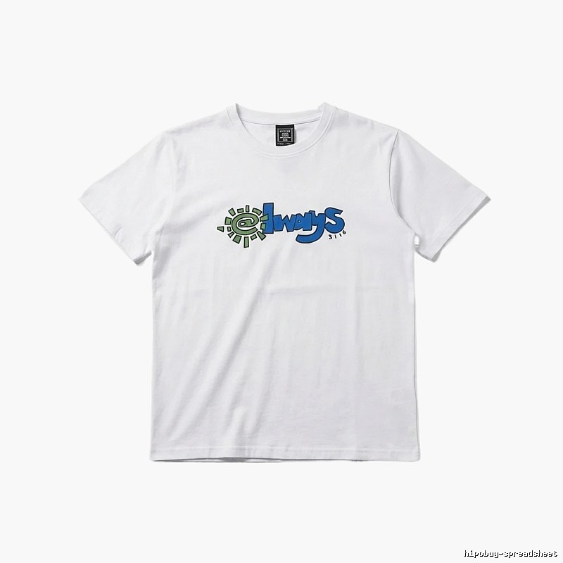 ADWYSD Printed Simple White T-shirt