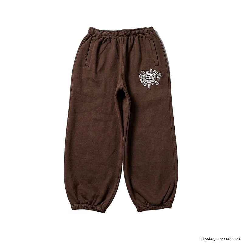 ADWYSD Sun Print Casual Pants (Brown)
