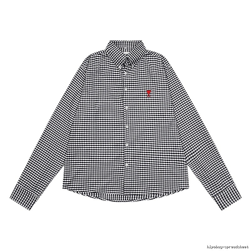 AMI Checkered Retro Style Shirt