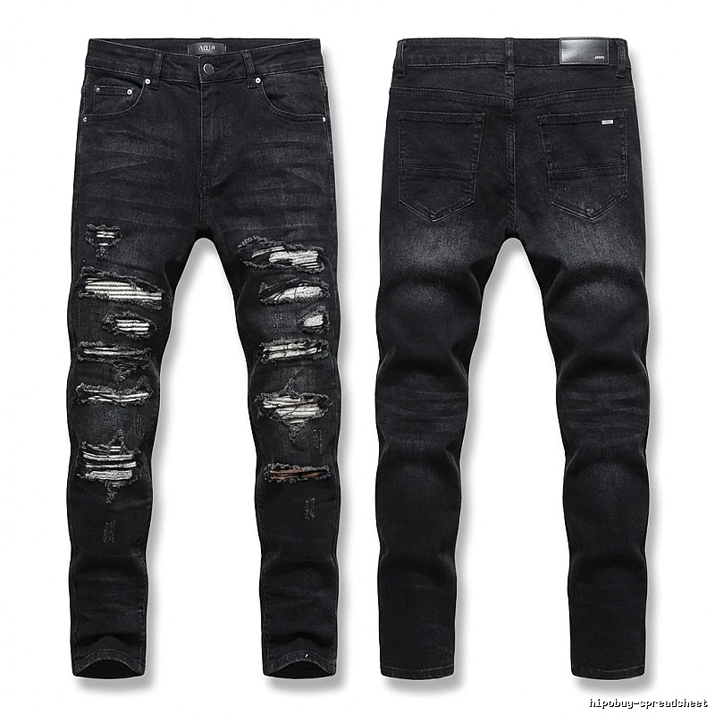AMI Trendy Ripped Jeans with a Cool Style