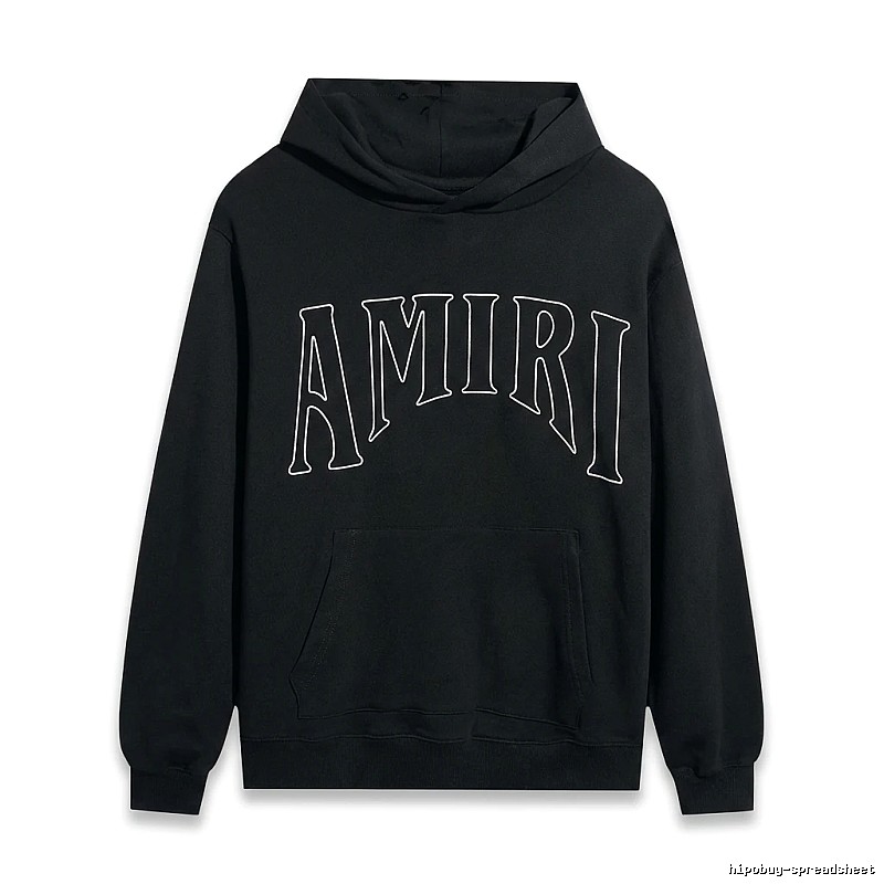 AMIRI Alphabet Style Black Sweatshirt