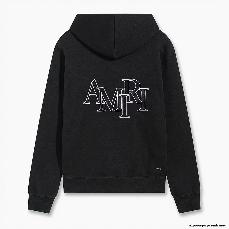 AMIRI letter-style black sweatshirt
