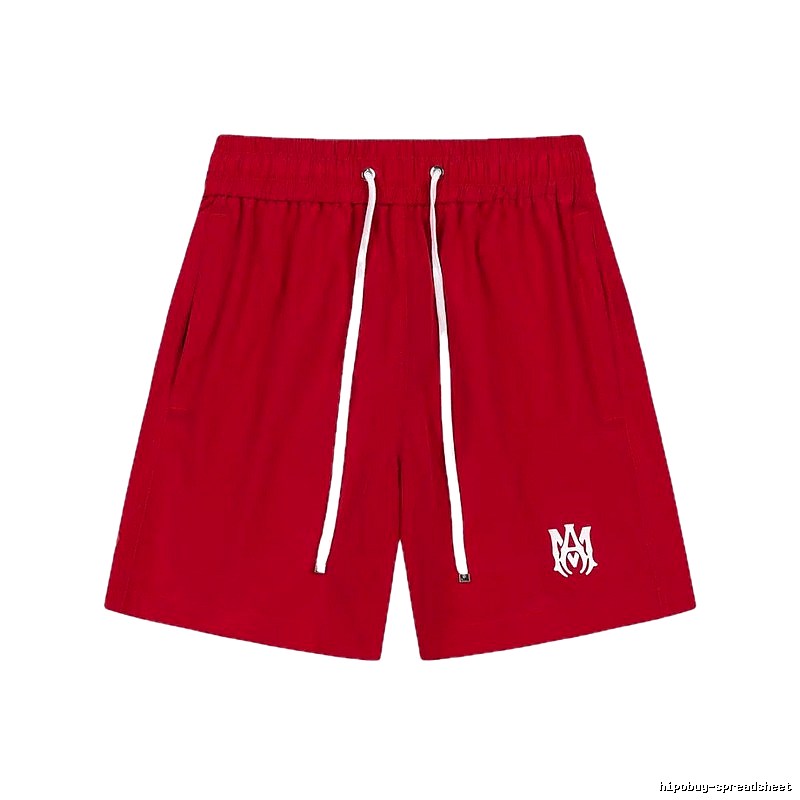 AMIRI minimalist style red shorts