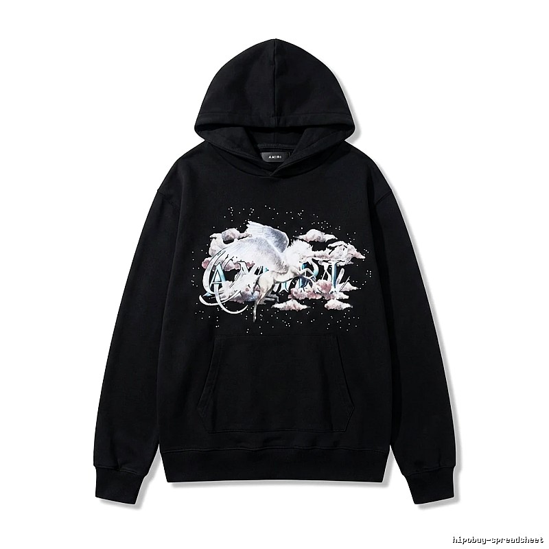 AMIRI Printed Trendy Black Sweatshirt