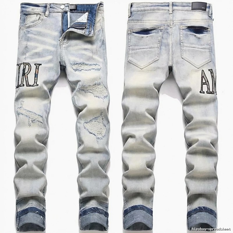 AMIRI Ripped Trendy Brand Jeans
