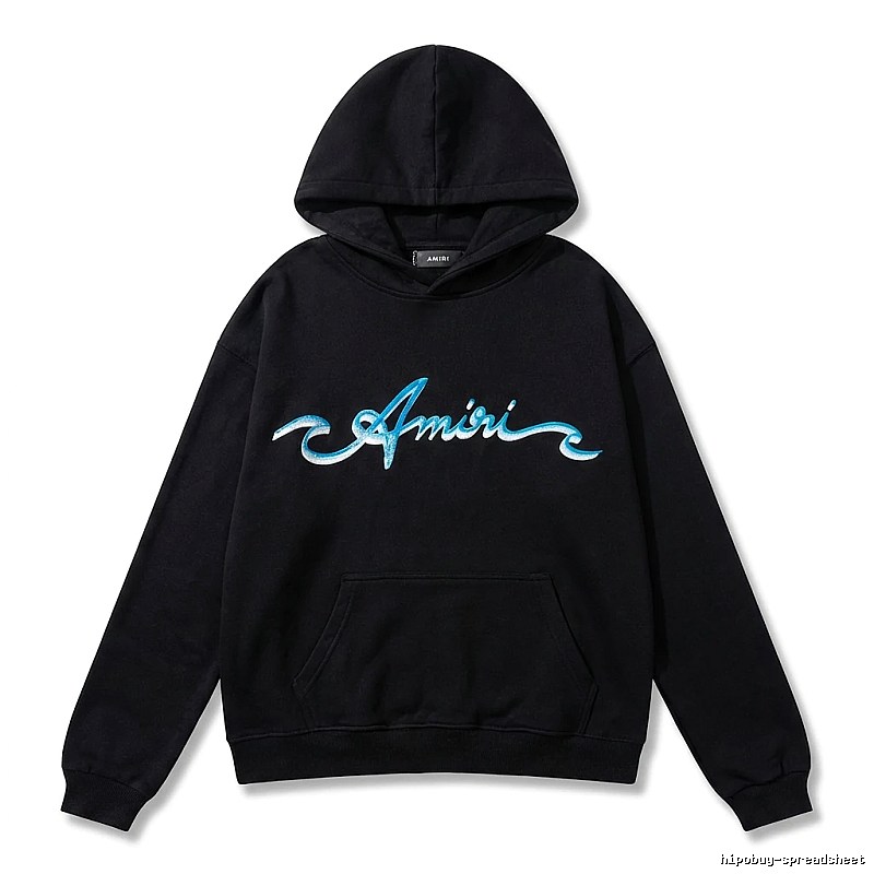AMIRI Trendy Style Black Hoodie