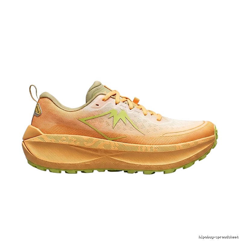 ASICS Trail Running Shoes with Orange-Green Gradient