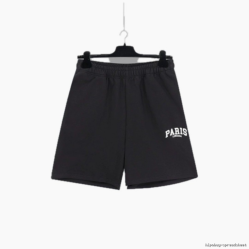 Balenciaga casual style black shorts