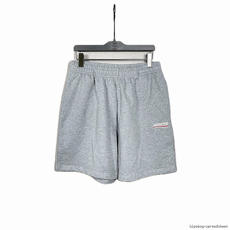 Balenciaga grey sports shorts