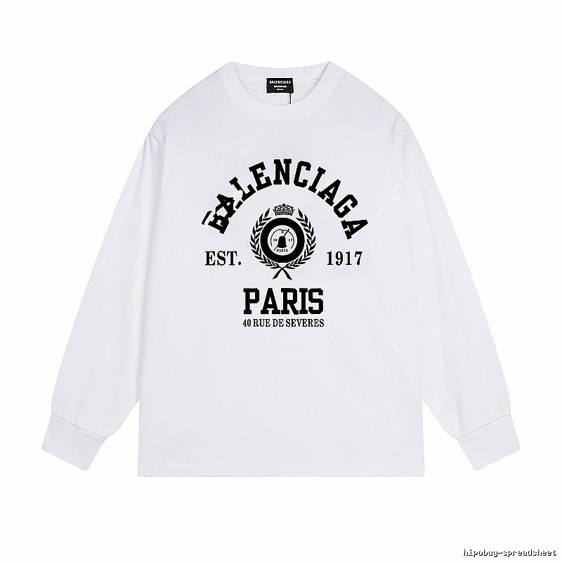 Balenciaga retro-style white T-shirt