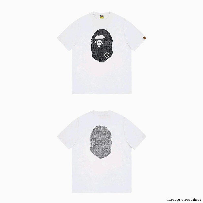 Bape Ape Head Simple White T-shirt