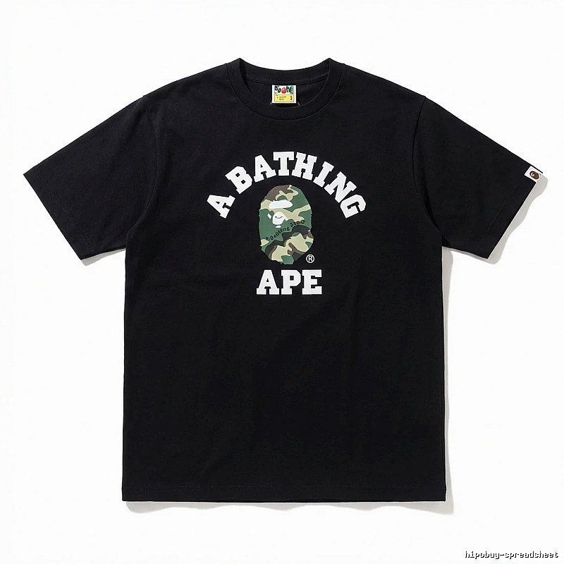 Bape Ape Head Trendy Black T-shirt