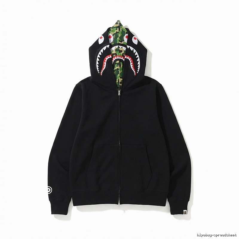 Bape Shark Camouflage Style Black Sweatshirt