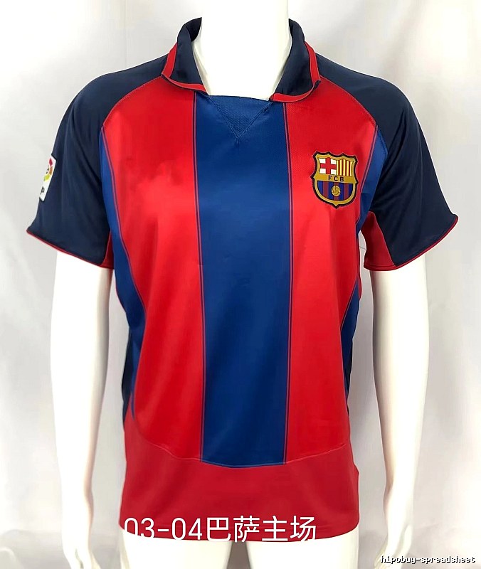 Barcelona Statement Retro soccer jersey Blue Red Barcelona for Outdoor Plans