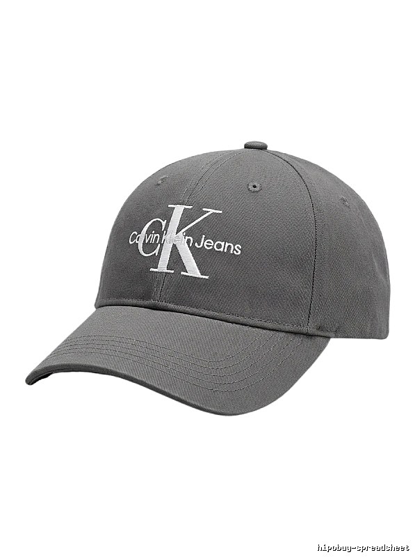 Calvin Klein (CK) minimalist style dark gray baseball cap