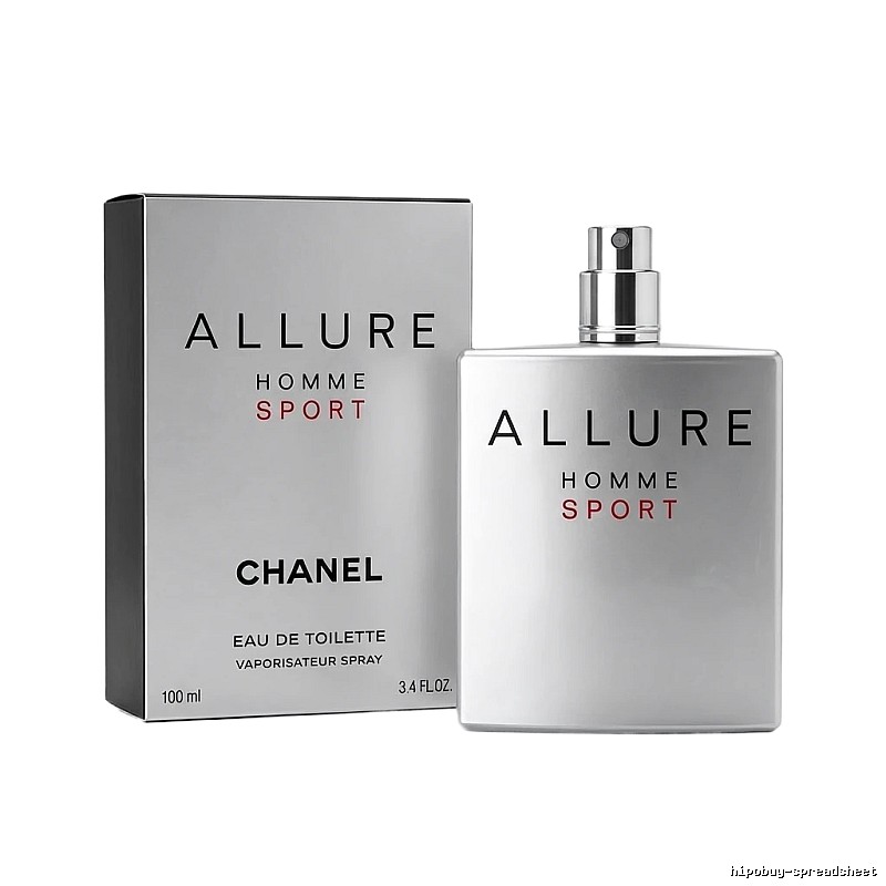 Chanel ALLURE series silver men's perfume