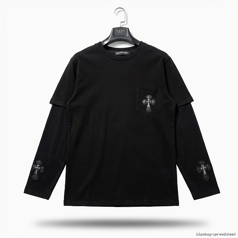 Chrome Hearts Cross Dark Style Top
