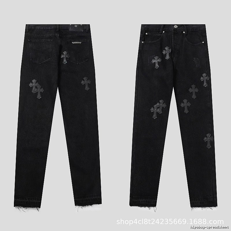 Chrome Hearts Weekend Graphic jeans Light Denim Jeans for Seasonal Looks