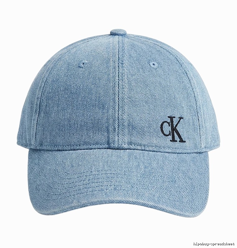 CK denim-style light blue baseball cap