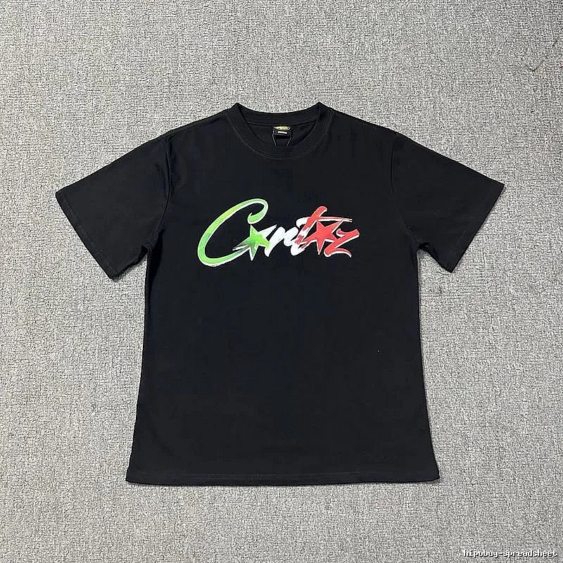 Corteiz Classic Logo T-shirt Black Corteiz with Travel-Friendly Style