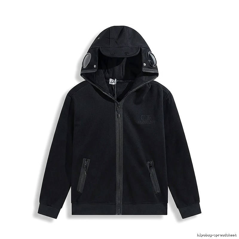 C.P. Functional Style Black Hoodie