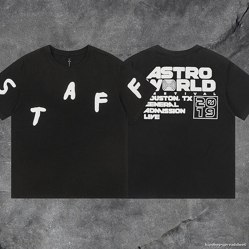 Denim Tears Black Graphic T-Shirt Summer Styling