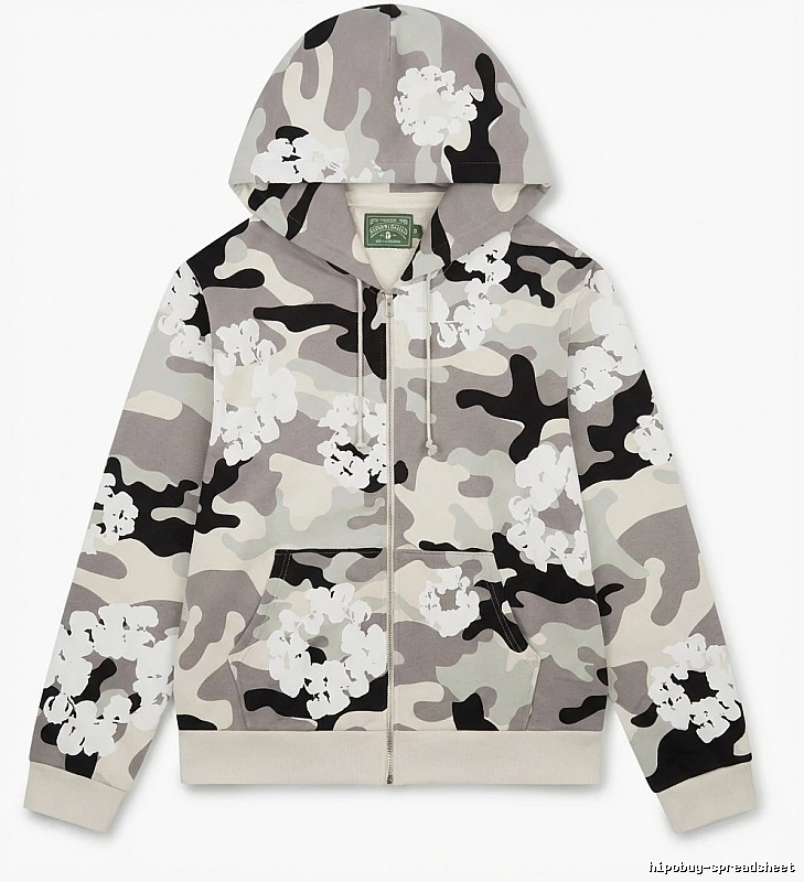 DENIM TEARS Camouflage Print Hoodie