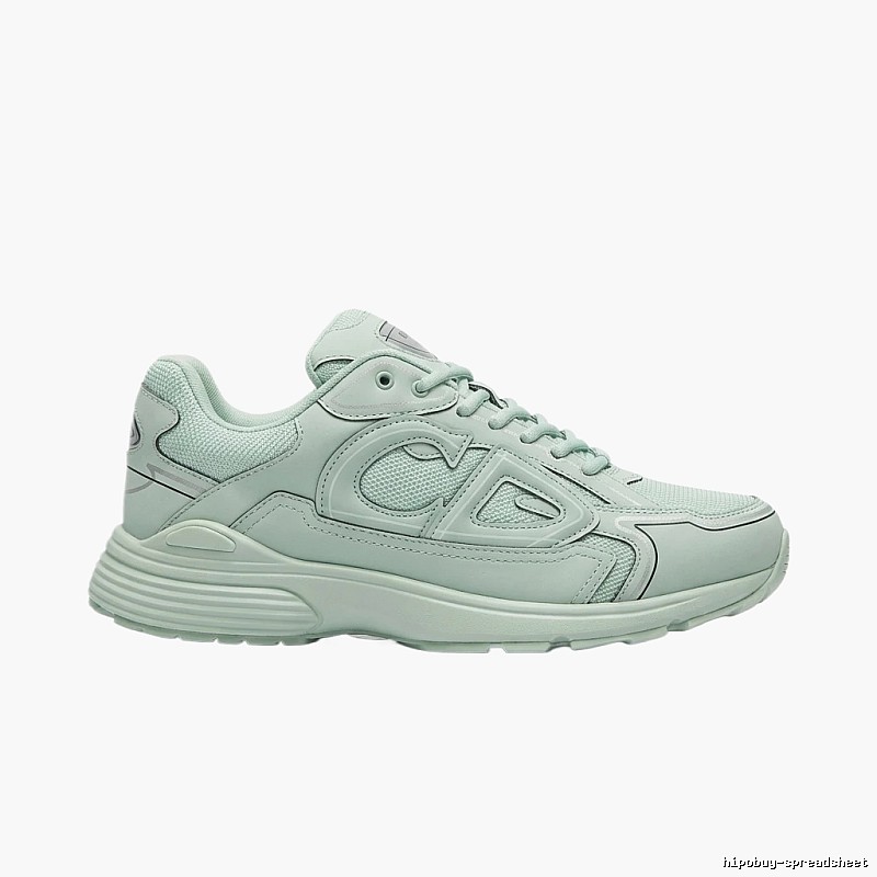 Dior retro light green sports shoes