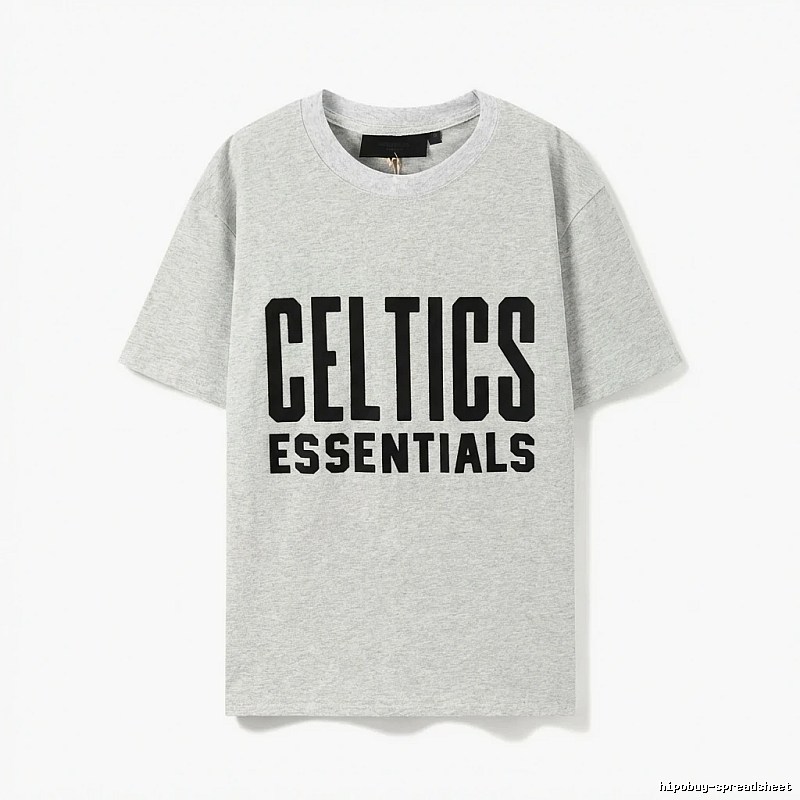 ESSENTIALS Gray and Black T-shirt of the Trendy Brand