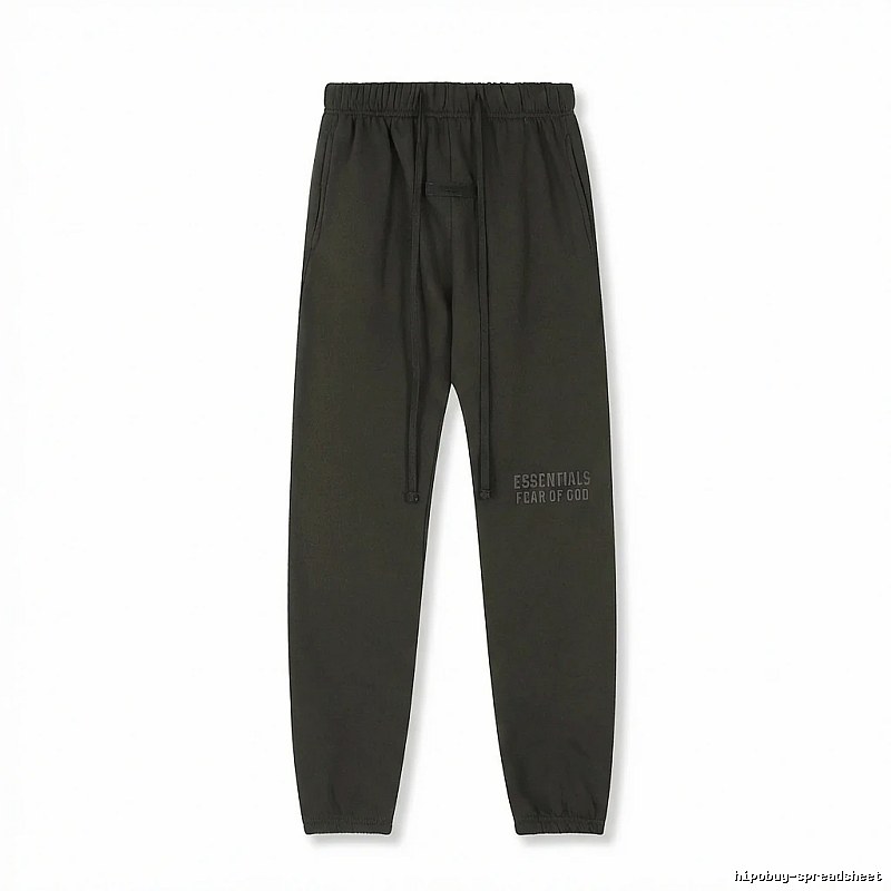 ESSENTIALS minimalist style dark gray sweatpants