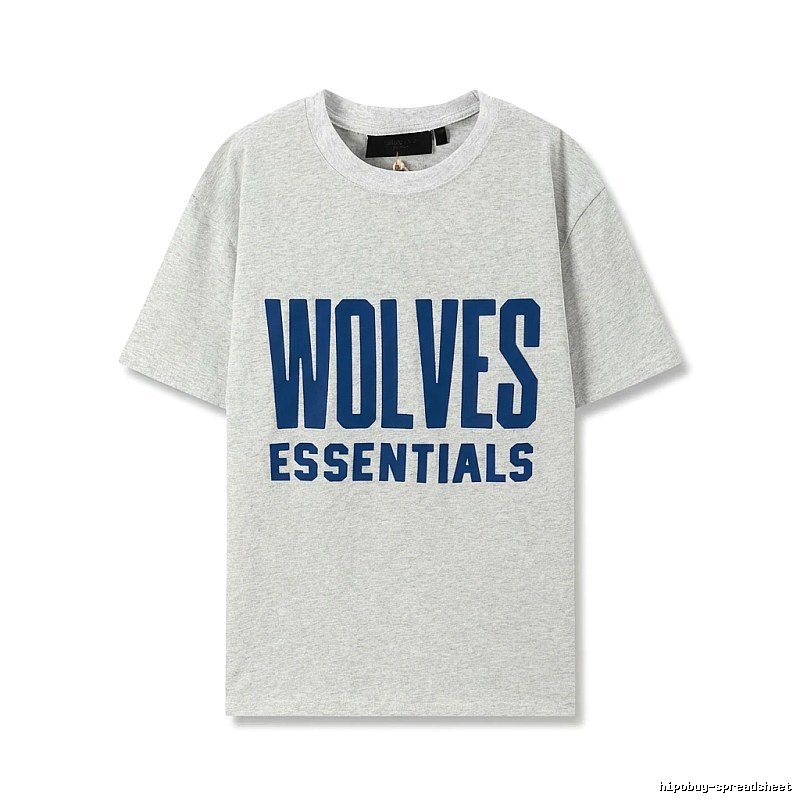 ESSENTIALS Simple Grey Short Sleeve