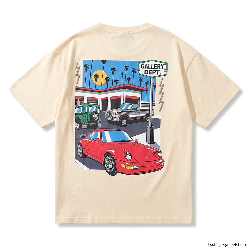 Gallery Dept Car Print Style T-shirt