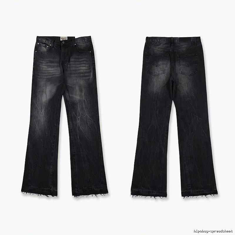 Gallery Dept. Distressed Black Jeans