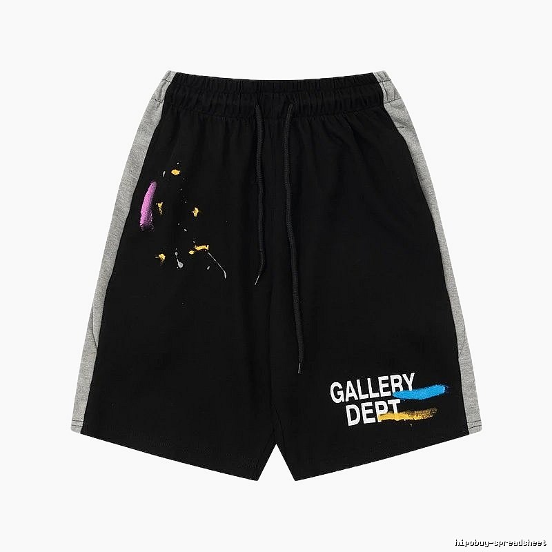 Gallery Dept Graffiti Style Black Shorts