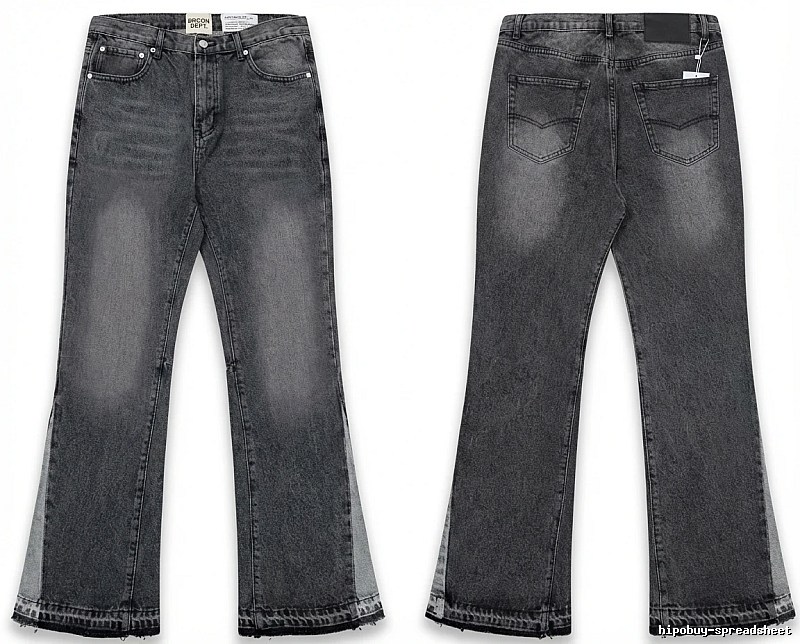 Gallery Dept. Ripped Retro Style Grey Pants
