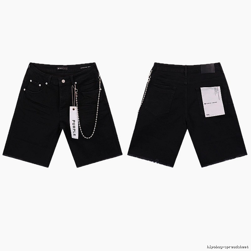 Godspeed Chain High Street Black Denim Shorts