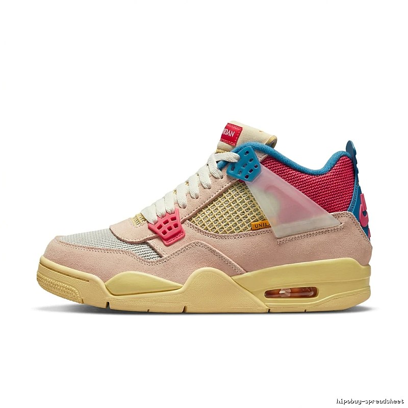 Jordan 4 Color - Blocking Athletic Shoes