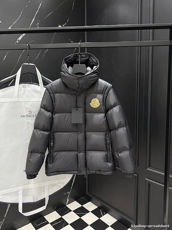Kids Puffer Jacket in Gray by Moncler