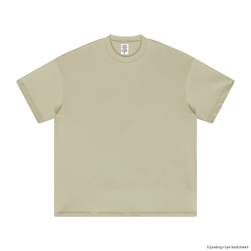 Lightweight Plain white T-shirt Minimal White Short for Trend Styling