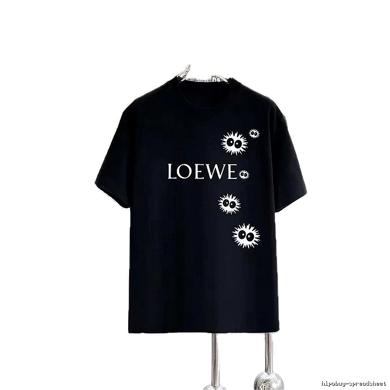 LOEWE Soot Sprite Casual Black T-Shirt