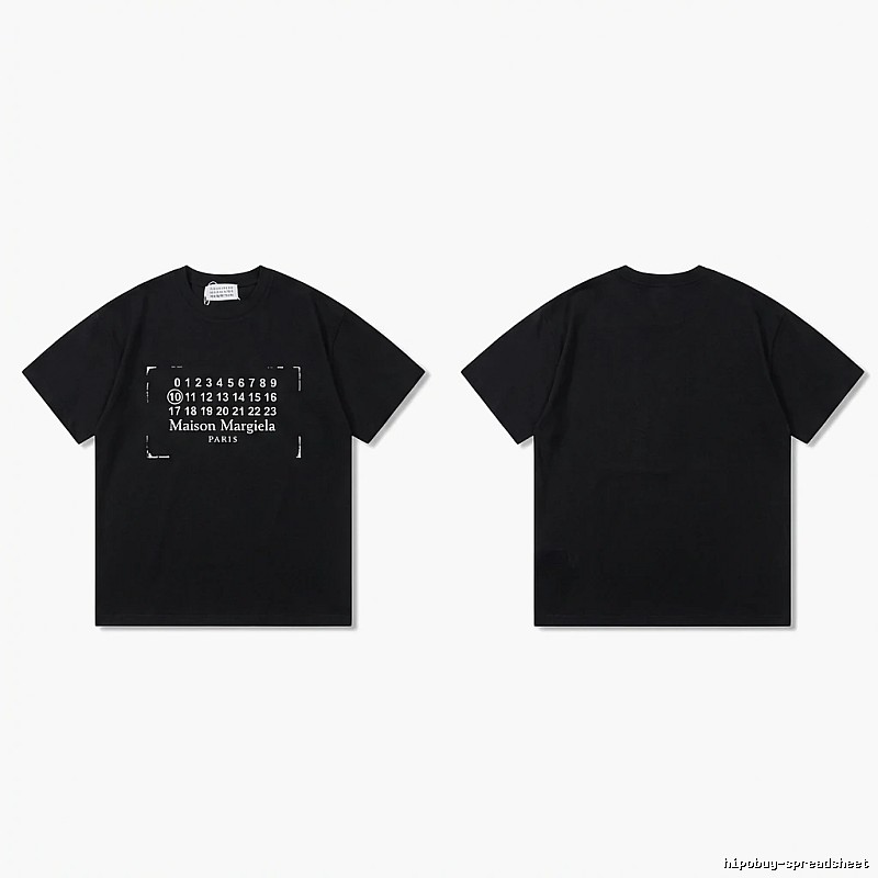Maison Margiela Digital Style Black T-shirt