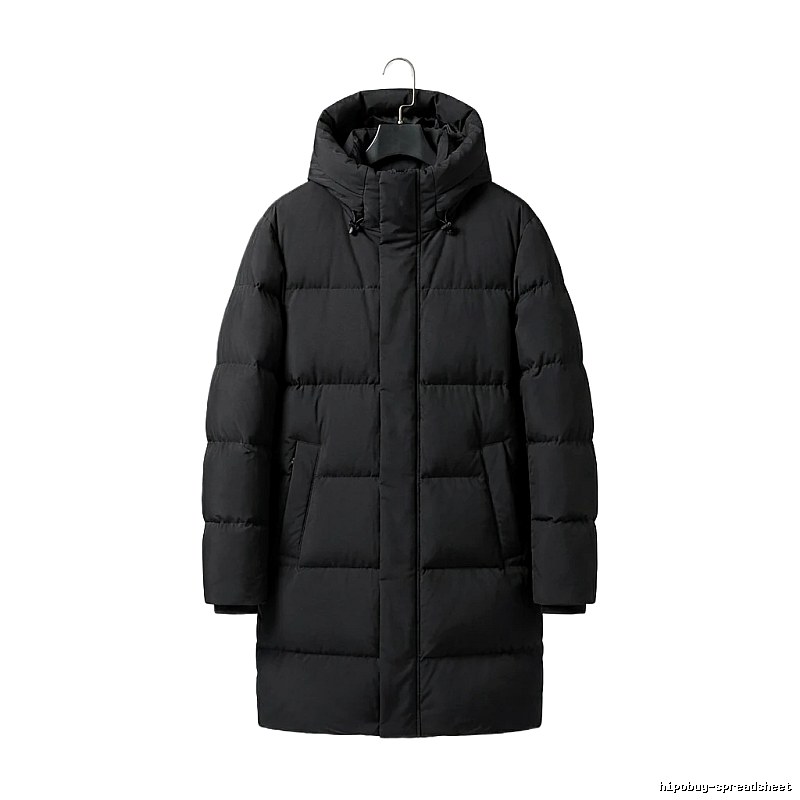 MLB long black down jacket