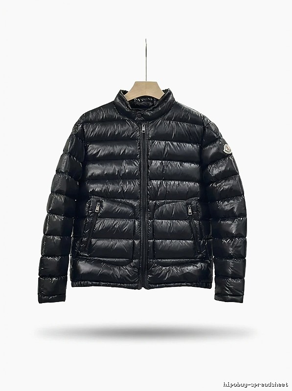 Moncler black fashionable down jacket