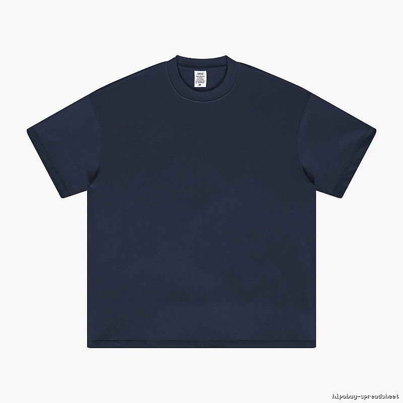 Monogram Plain white T-shirt Minimal White Short for Layered Styling