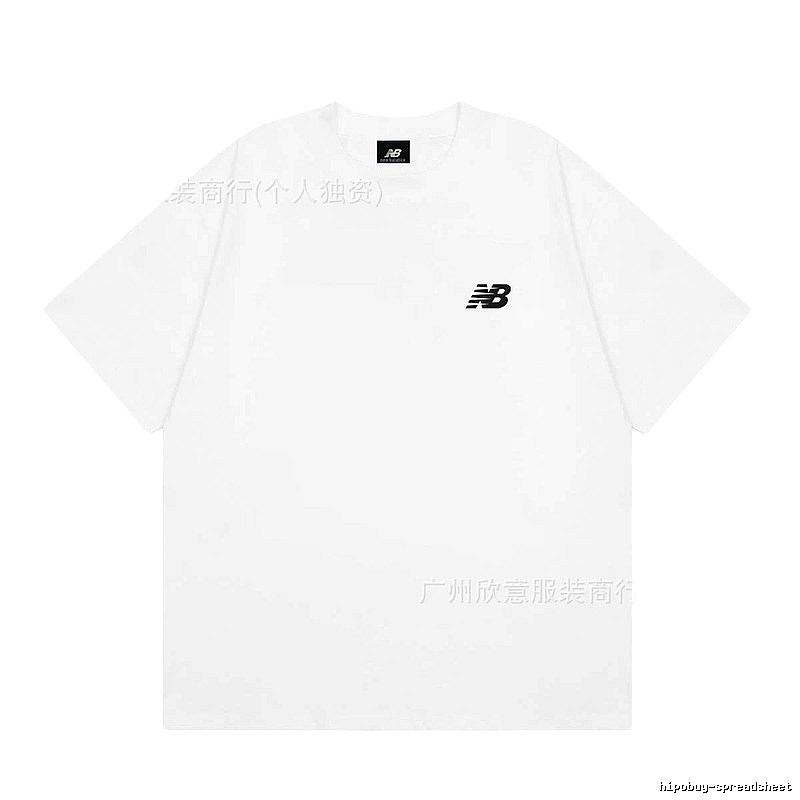 New Balance Classic Casual Style White Short-sleeve T-shirt