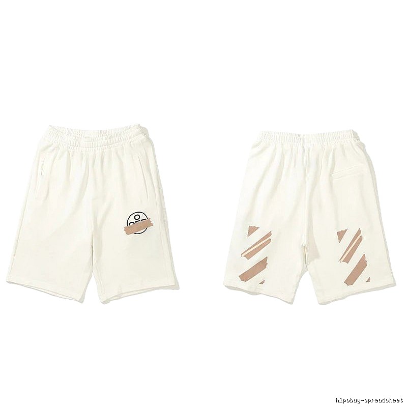 Off-White 103 Simple White Shorts