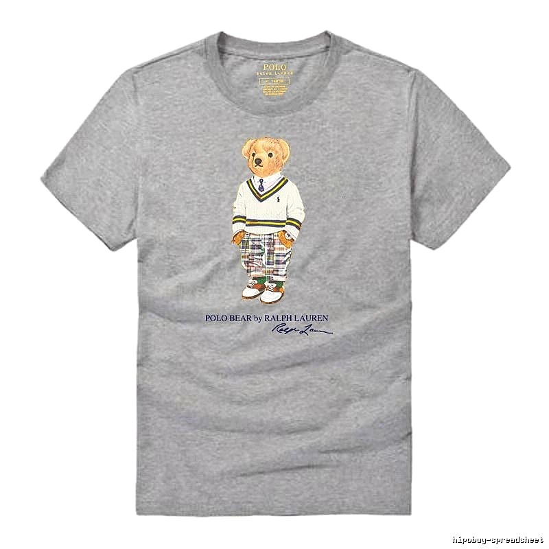 Ralph Lauren Bear Heather Grey T-shirt