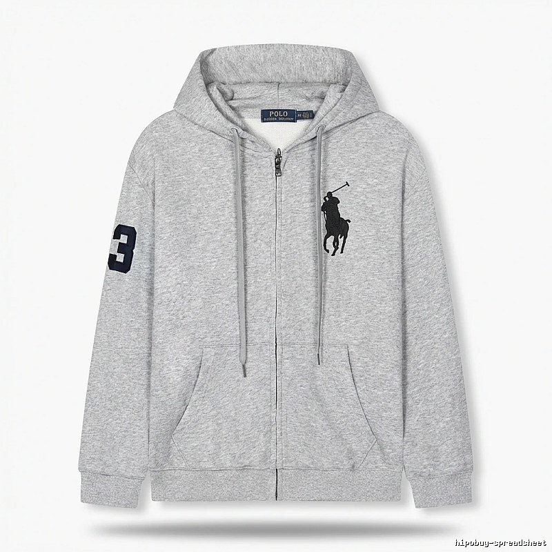 Ralph Lauren sporty grey hoodie
