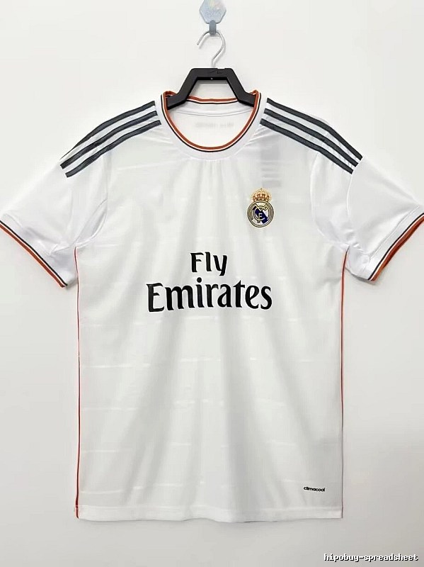 Real Madrid Summer Retro Teka soccer jersey White Retro Football with Bold Graphic